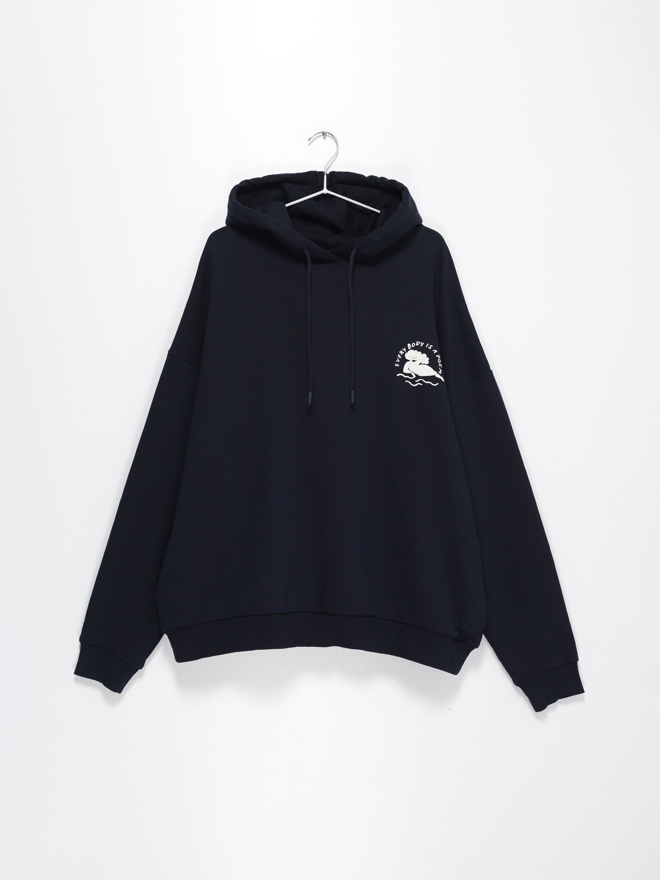 Худи H&M модель 1000786_т.синій з білим Фото