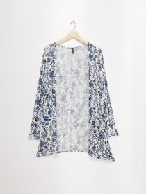 Кардиган H&M модель 0012038_білий комб. Фото