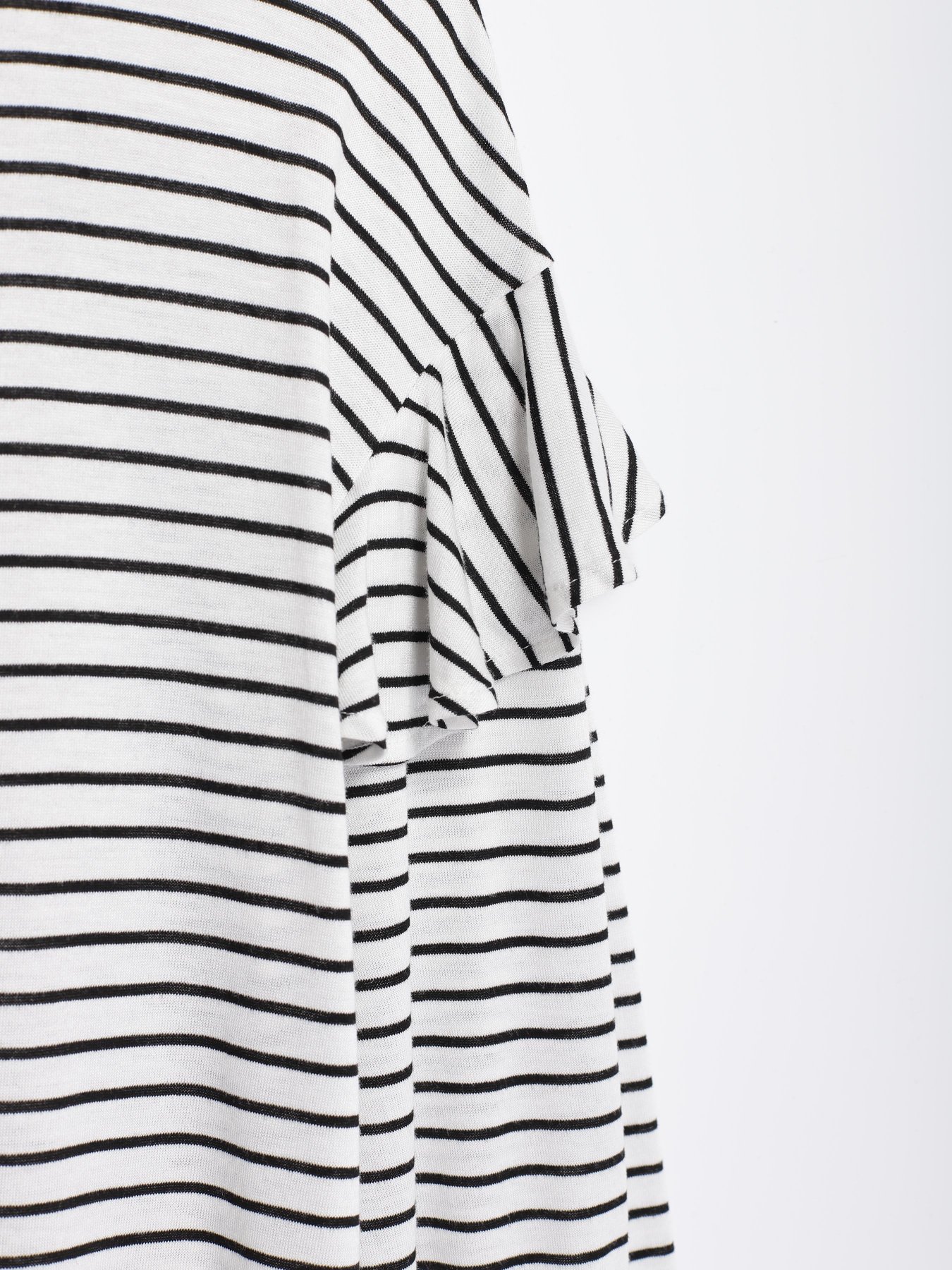 Лонгслив H&M модель 0128129_білий з чорним Фото