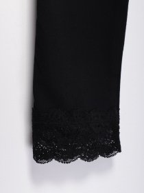 Штани повсякденні H&M модель 0129085_чорний Фото