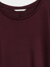 Платье миди H&M модель 0561370_т.бордовий Фото