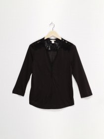 Платье мини H&M модель 0236589_чорний Фото
