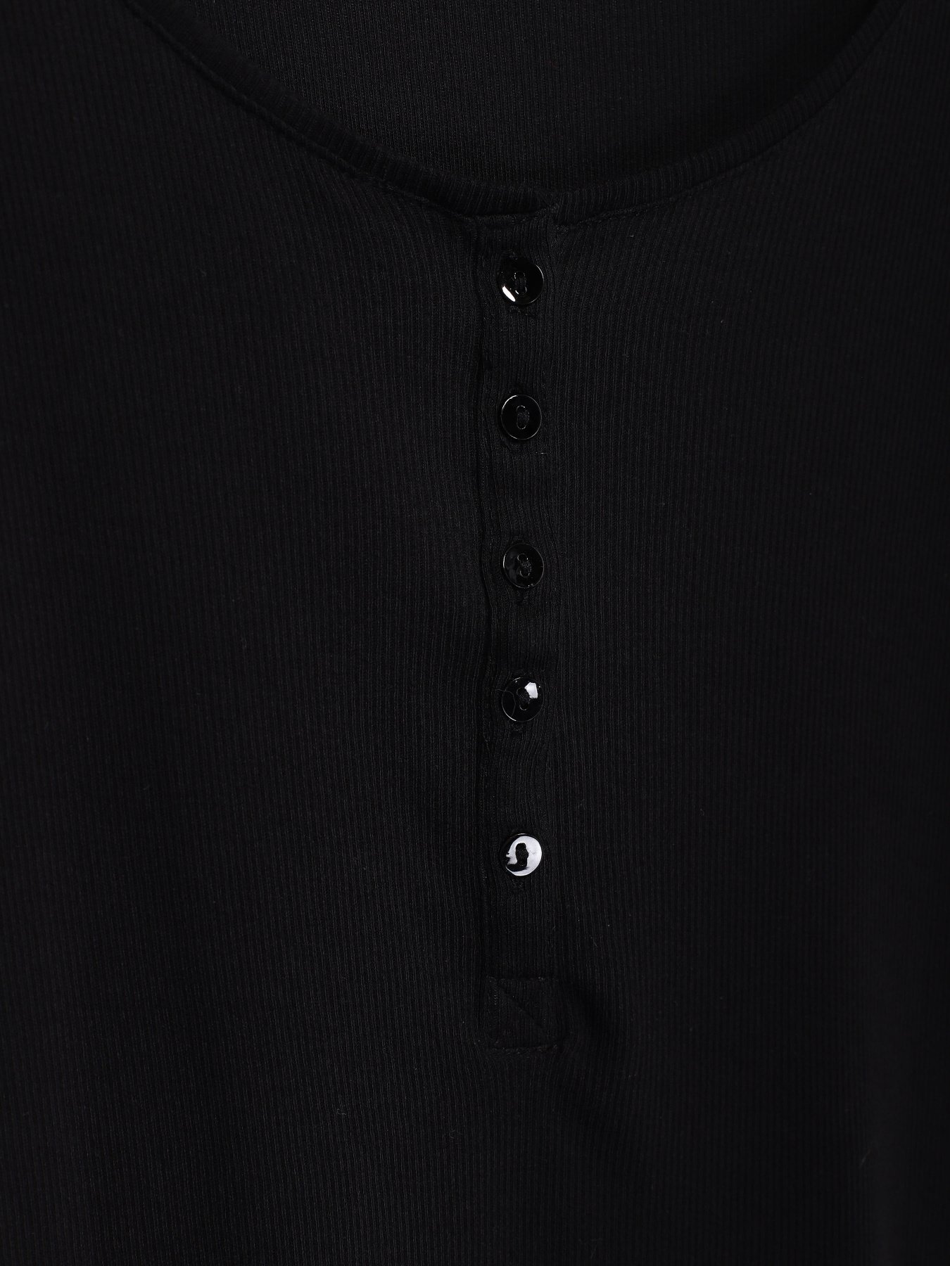 Лонгслив H&M модель 0237222_чорний Фото