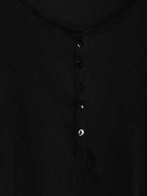 Лонгслив H&M модель 0237222_чорний Фото