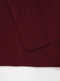 Лонгслив H&M модель 0238197_бордовий Фото