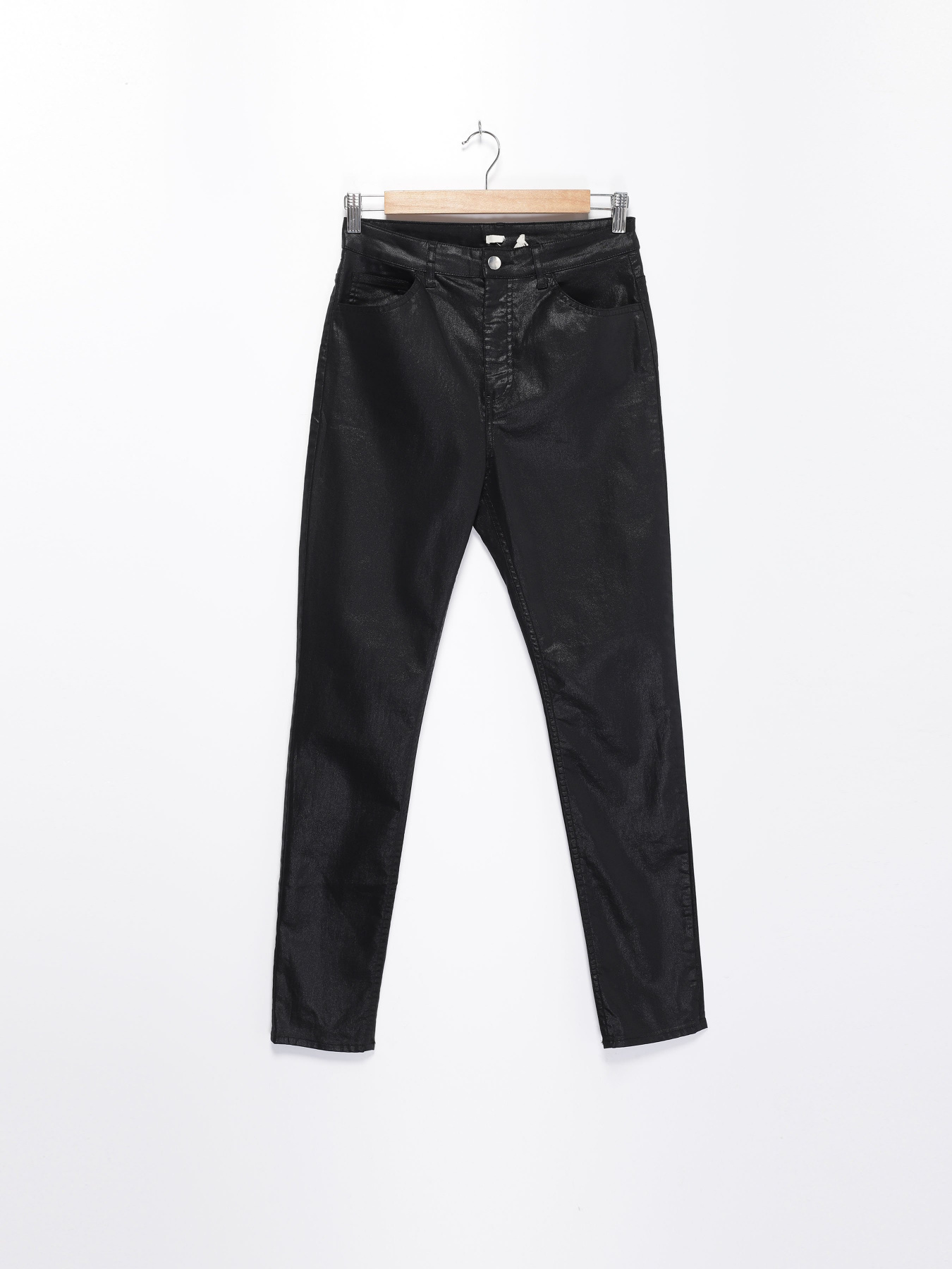 Повседневные штаны H&M модель 0254940_чорний Фото