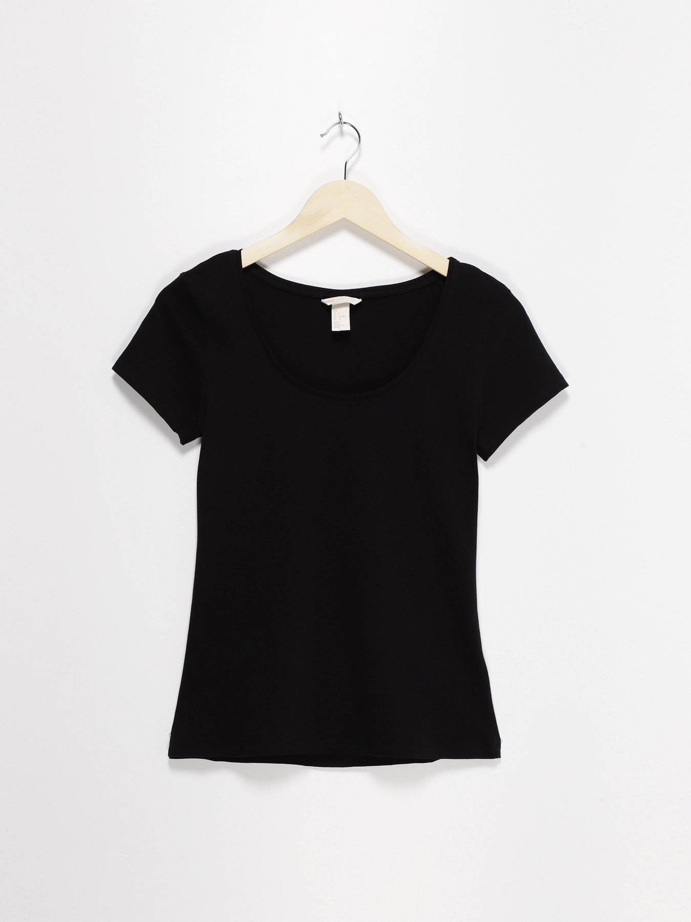 Футболка H&M модель 0264984_чорний Фото