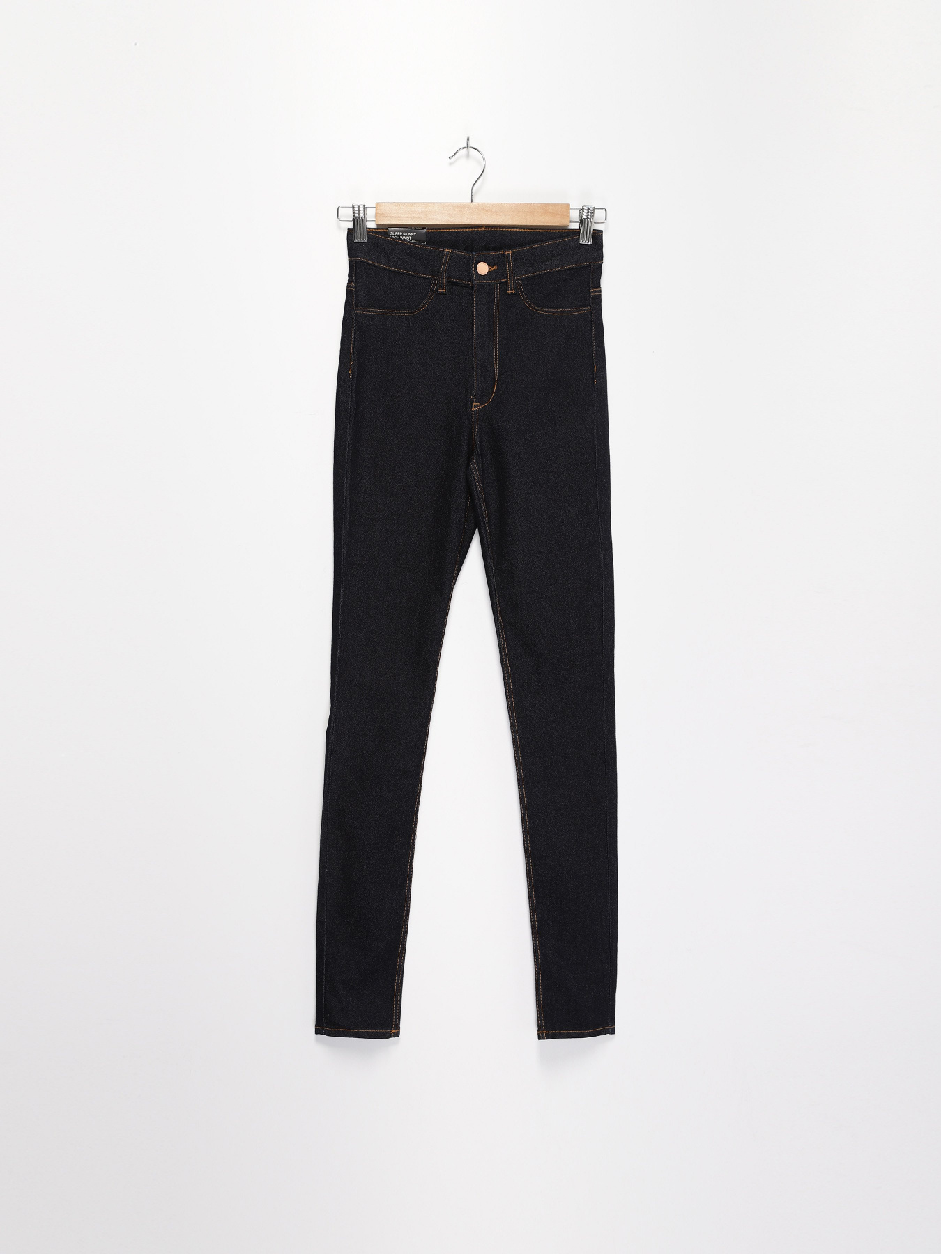 Скіні джинси H&M модель 0298273_т.синій Фото