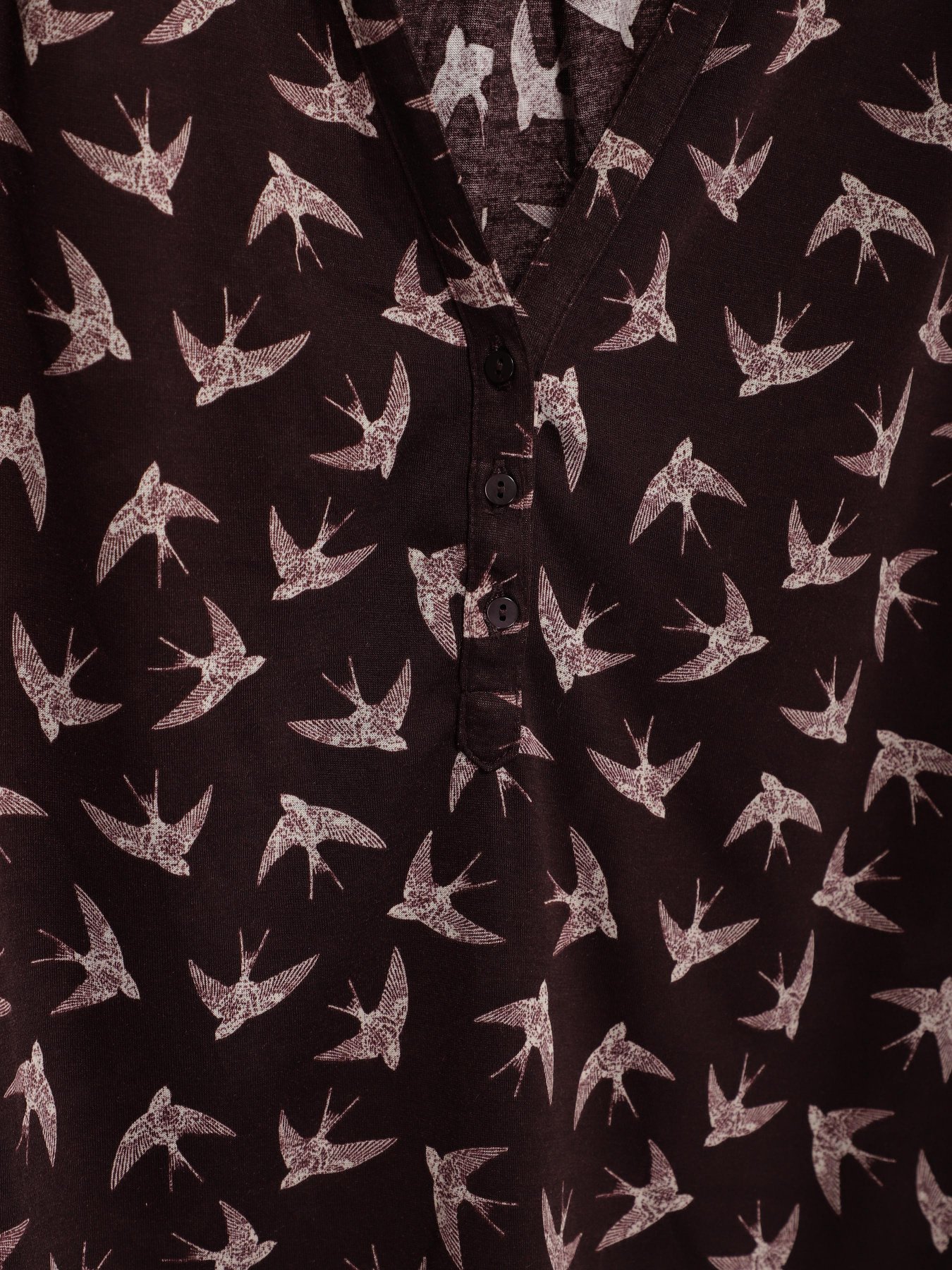 Лонгслив H&M модель 0308061_т.фіолетовий комб. Фото