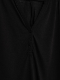 Лонгслив H&M модель 0308061_чорний Фото