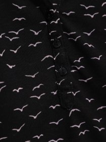 Лонгслив H&M модель 0308061_чорний комб. Фото