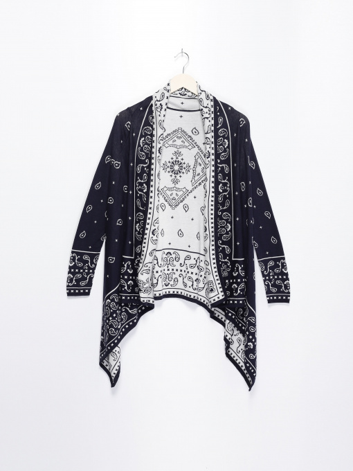 Кардиган H&M модель 0310167_т.синій комб. Фото