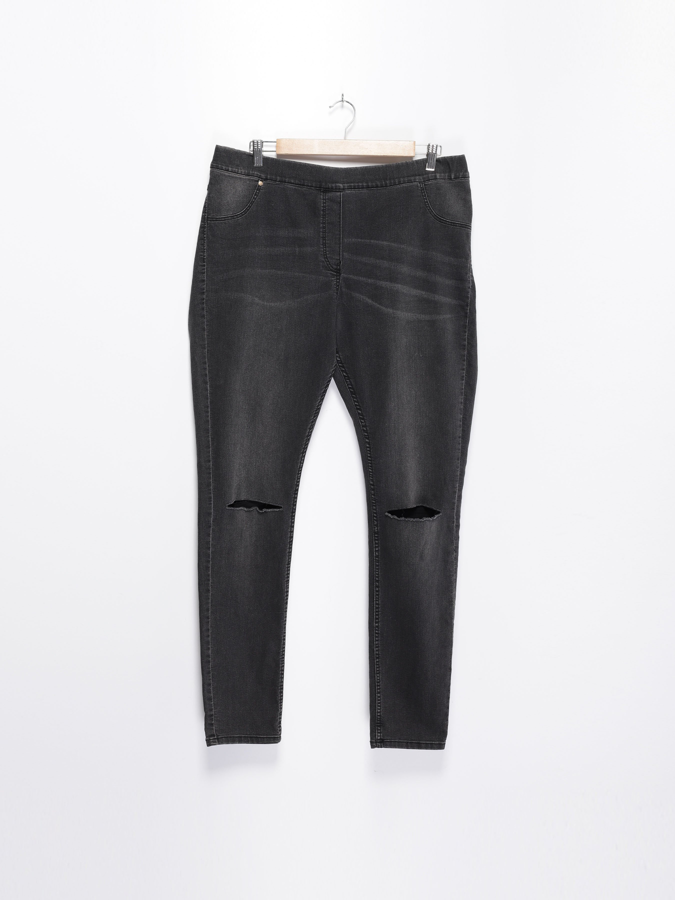 Повседневные штаны H&M модель 0311433_т.сірий Фото