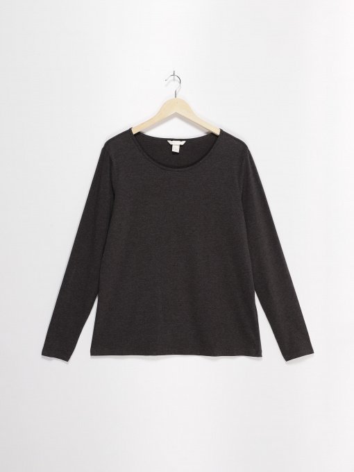 Лонгслів H&M модель 0316441_т.сірий Фото