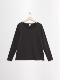 Лонгслив H&M модель 0316441_т.сірий Фото