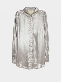 Рубашка H&M модель 0565731_срібний Фото