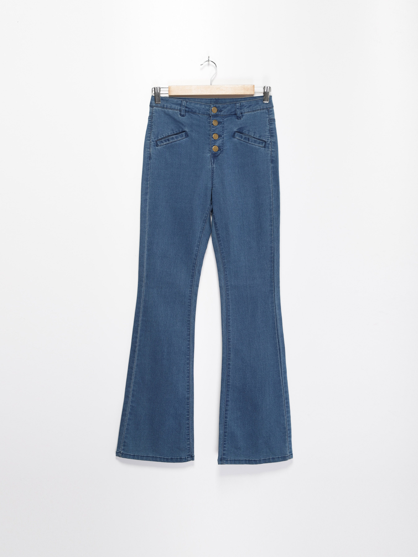 Брюки повседневные H&M модель 0329124_синій Фото