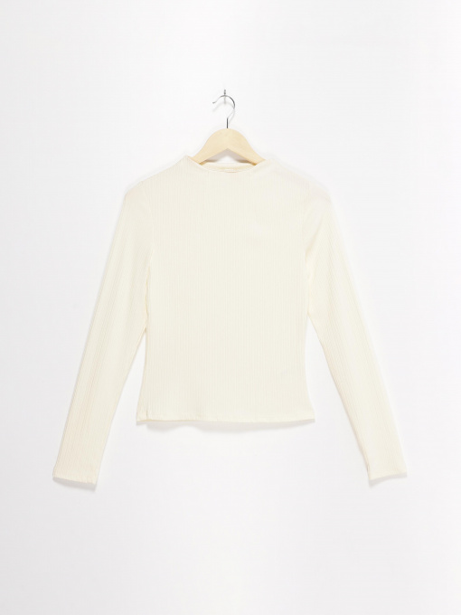 Лонгслів H&M модель 0331257_кремовий Фото