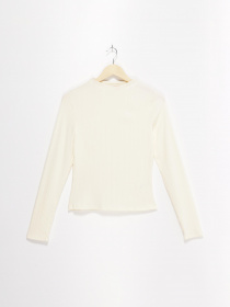 Лонгслів H&M модель 0331257_кремовий Фото