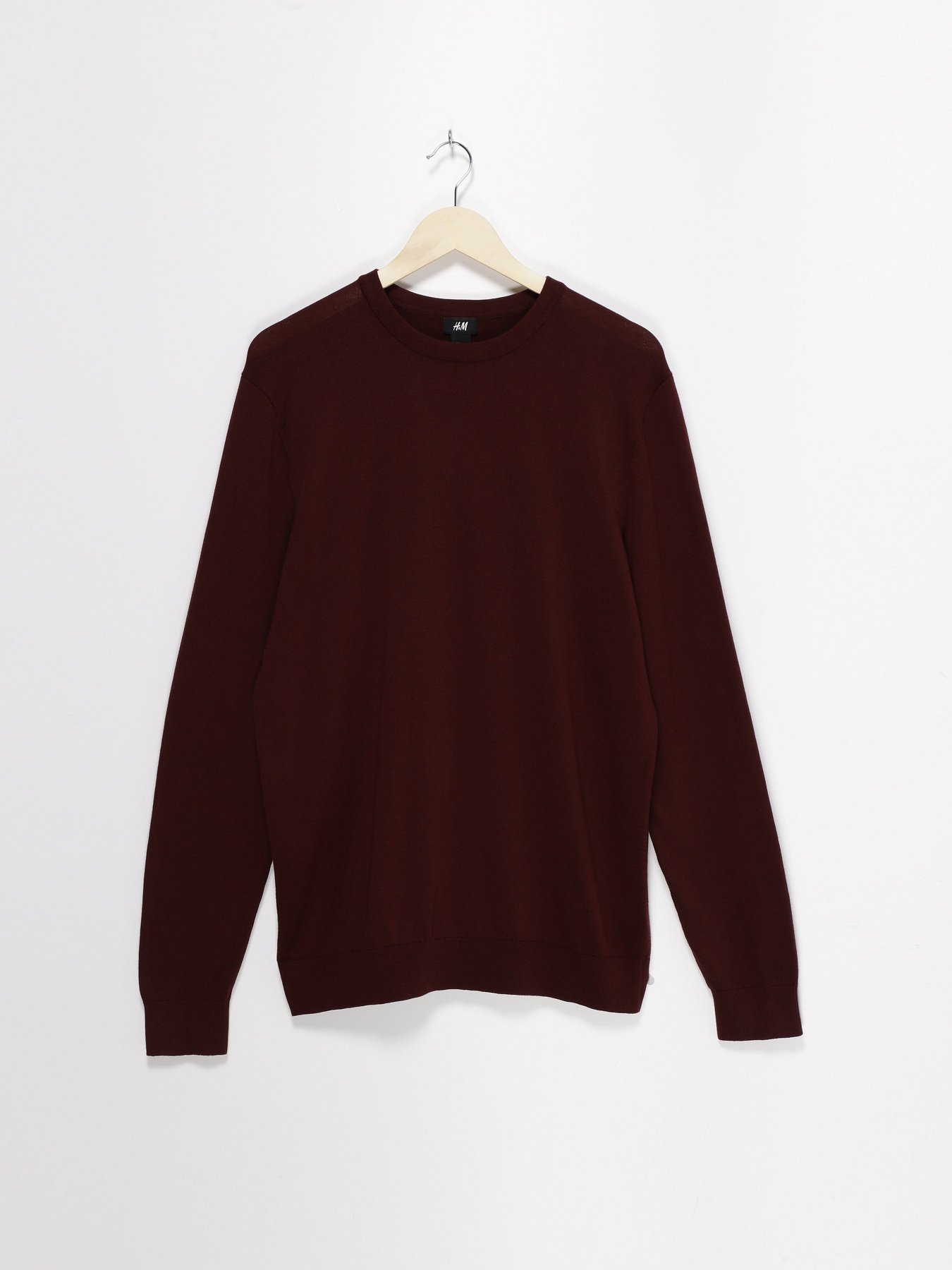 Джемпер H&M модель 0340546_бордовий Фото