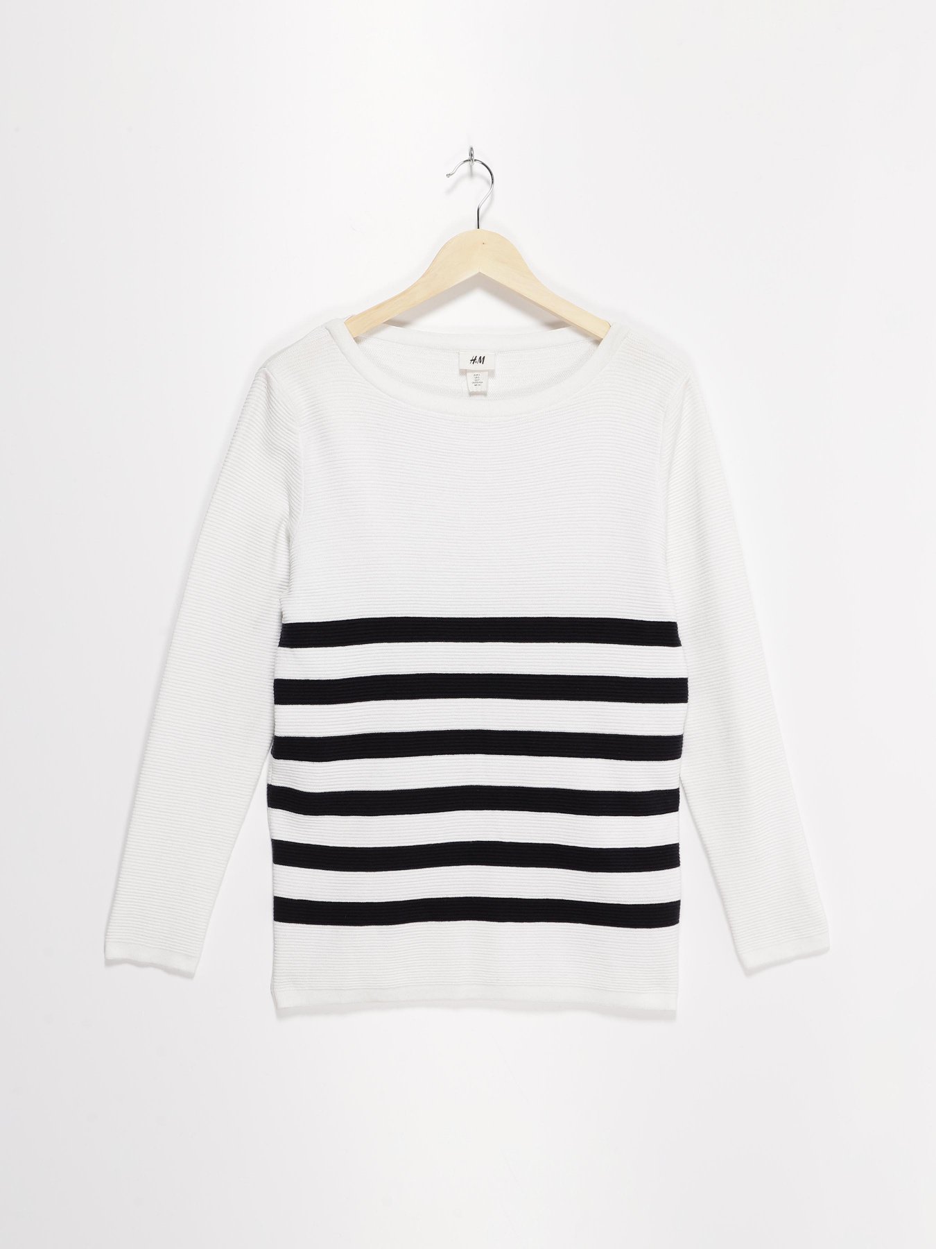 Джемпер H&M модель 0340654_білий комб. Фото