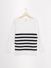 Джемпер H&M модель 0340654_білий комб. Фото