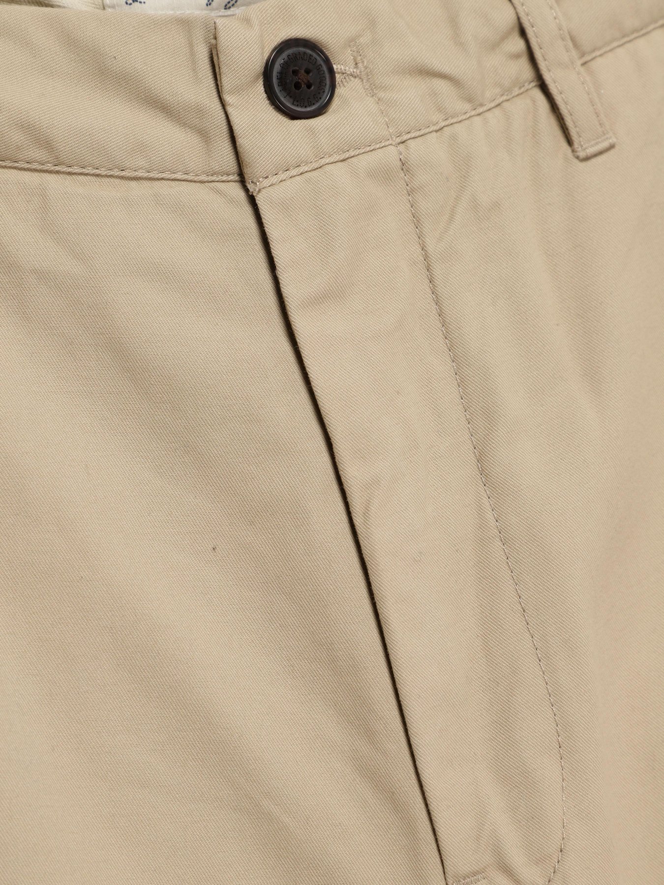 Брюки повседневные H&M модель 0349637_бежевий Фото