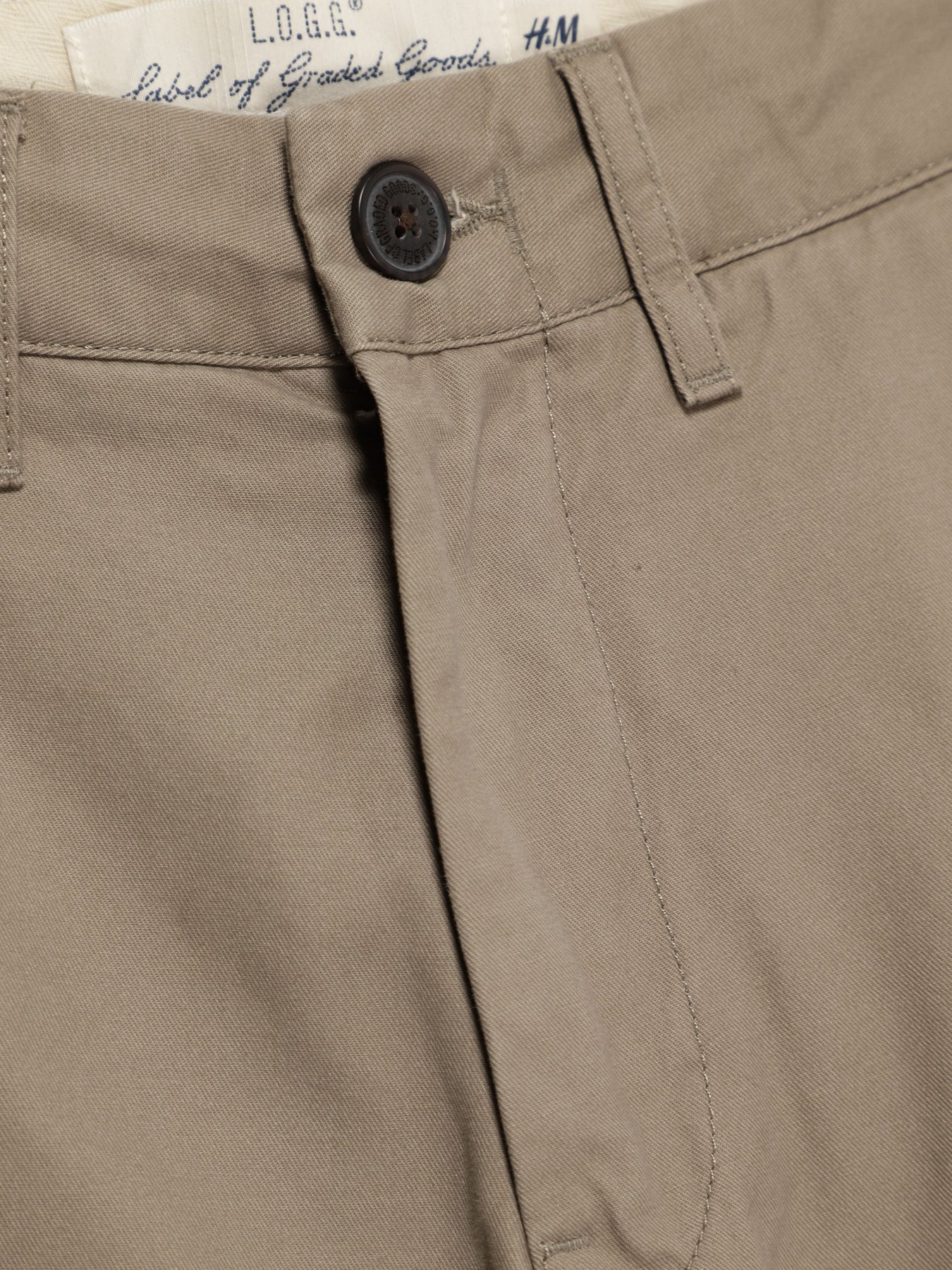 Повсякденні штани H&M модель 0349637_с.хакі Повсякденні штани H&M модель 0349637_с.хакі Фото