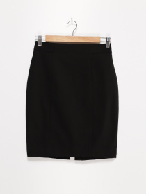 Юбка мини H&M модель 0353088_чорний Фото