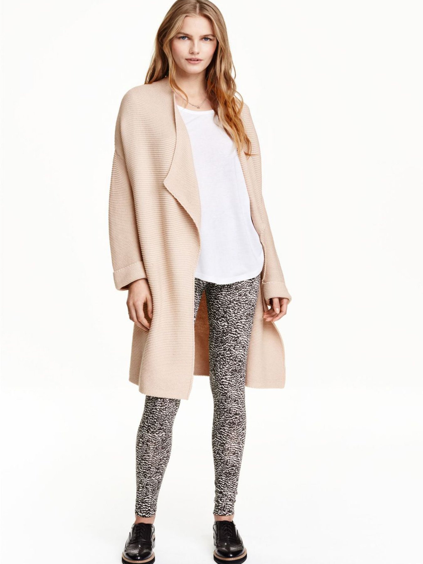 Кардиган H&M модель 0358581_бежевий Фото