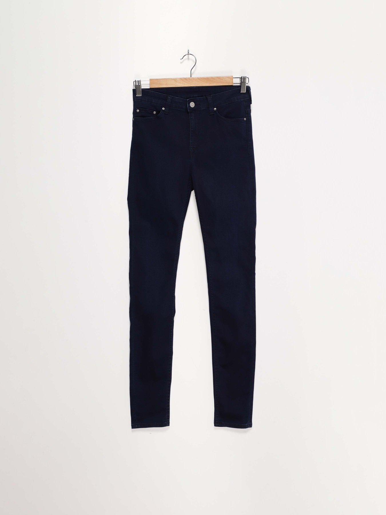 Повседневные штаны H&M модель 0358808_т.синій Фото