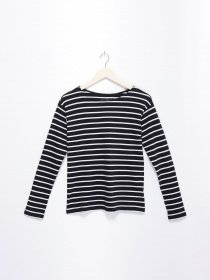 Лонгслив H&M модель 0369221_т.синій з білим Фото