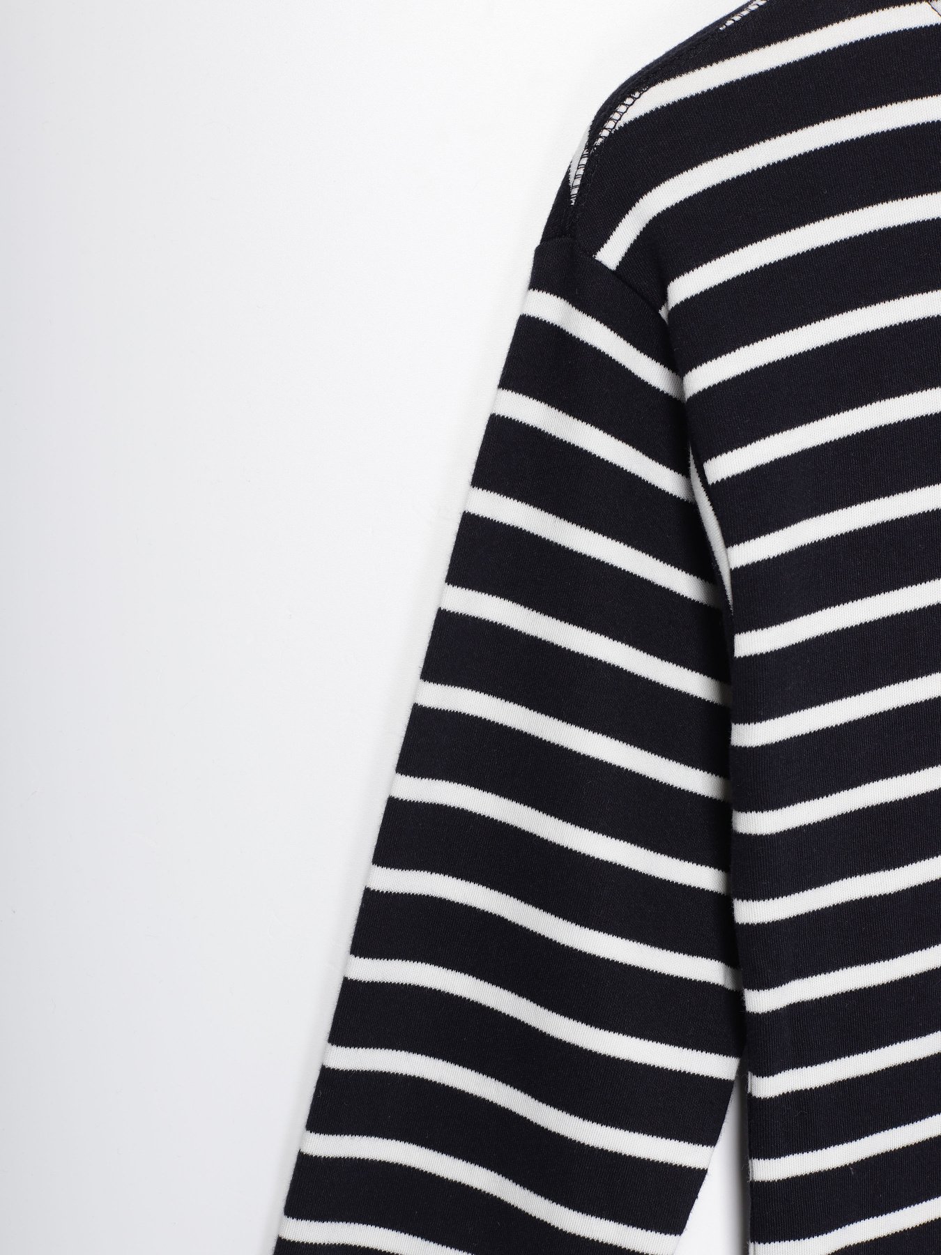 Лонгслив H&M модель 0369221_т.синій з білим Лонгслив H&M модель 0369221_т.синій з білим Фото