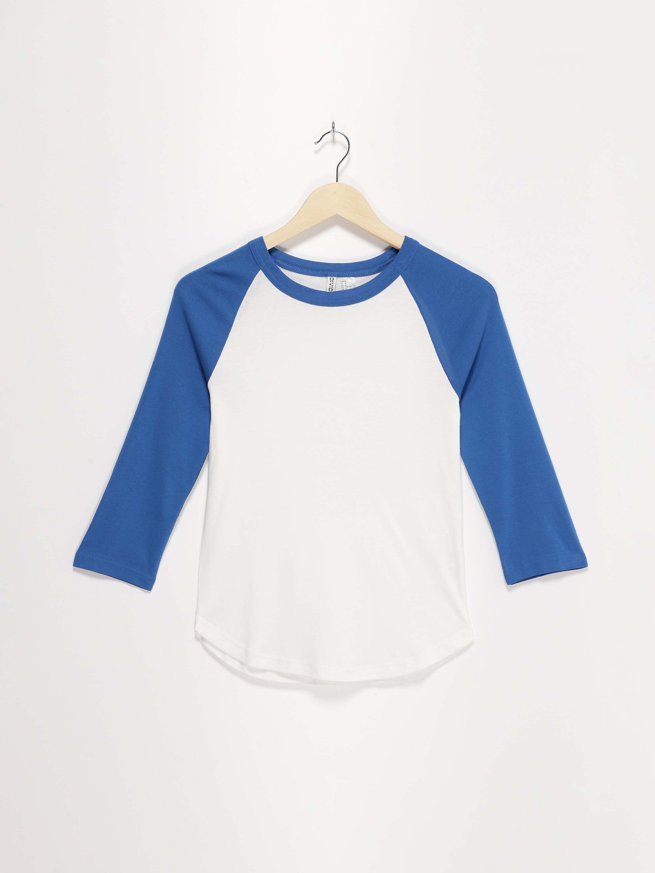 Лонгслив H&M модель 0375849_білий з синім Фото