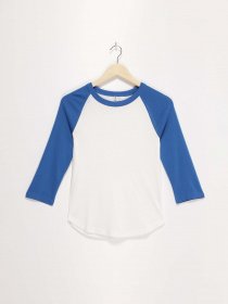 Лонгслив H&M модель 0375849_білий з синім Фото