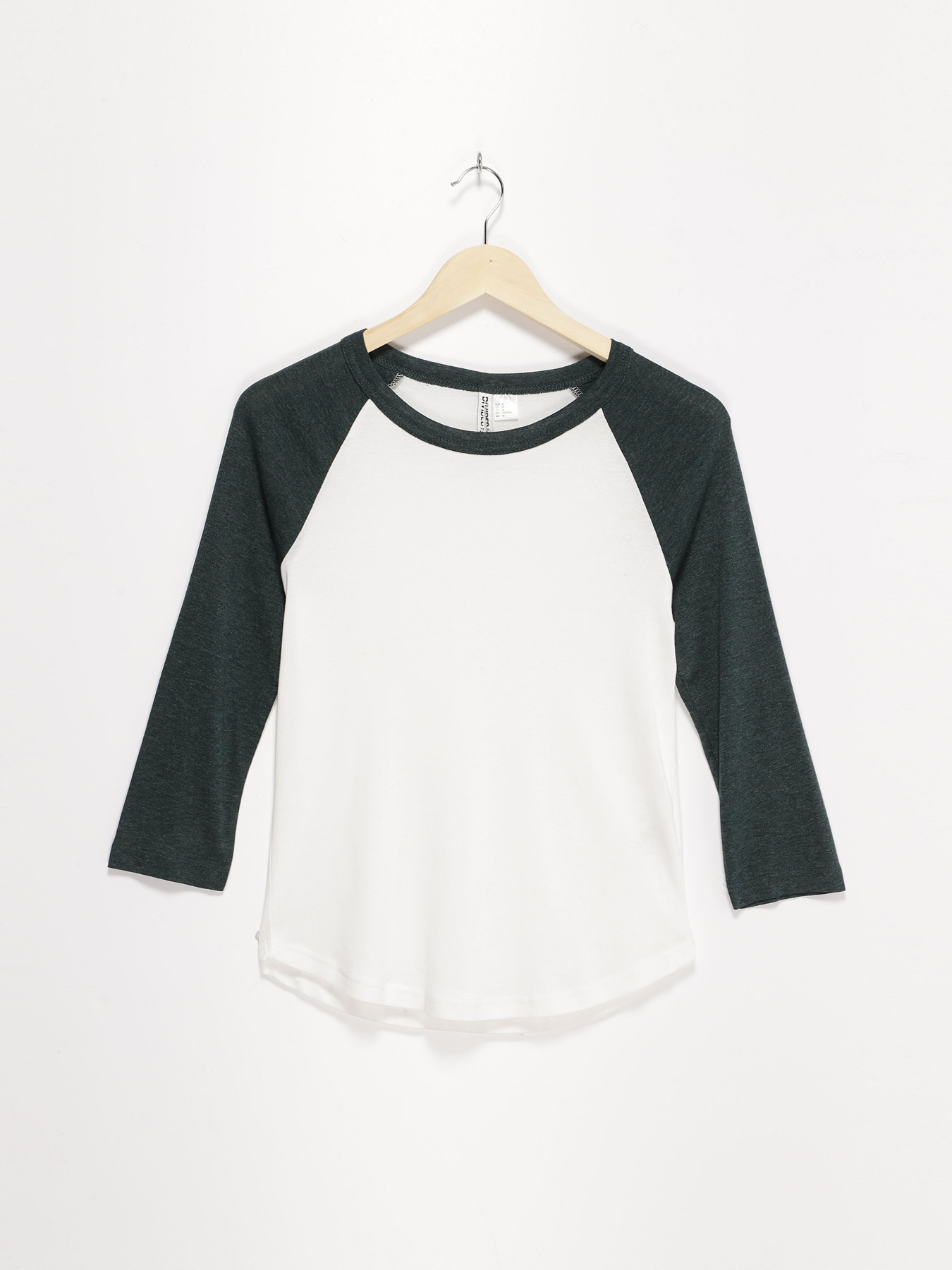 Лонгслив H&M модель 0375849_білий з т.зеленим Фото