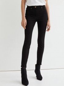 Брюки повседневные H&M модель 0578476_чорний Фото