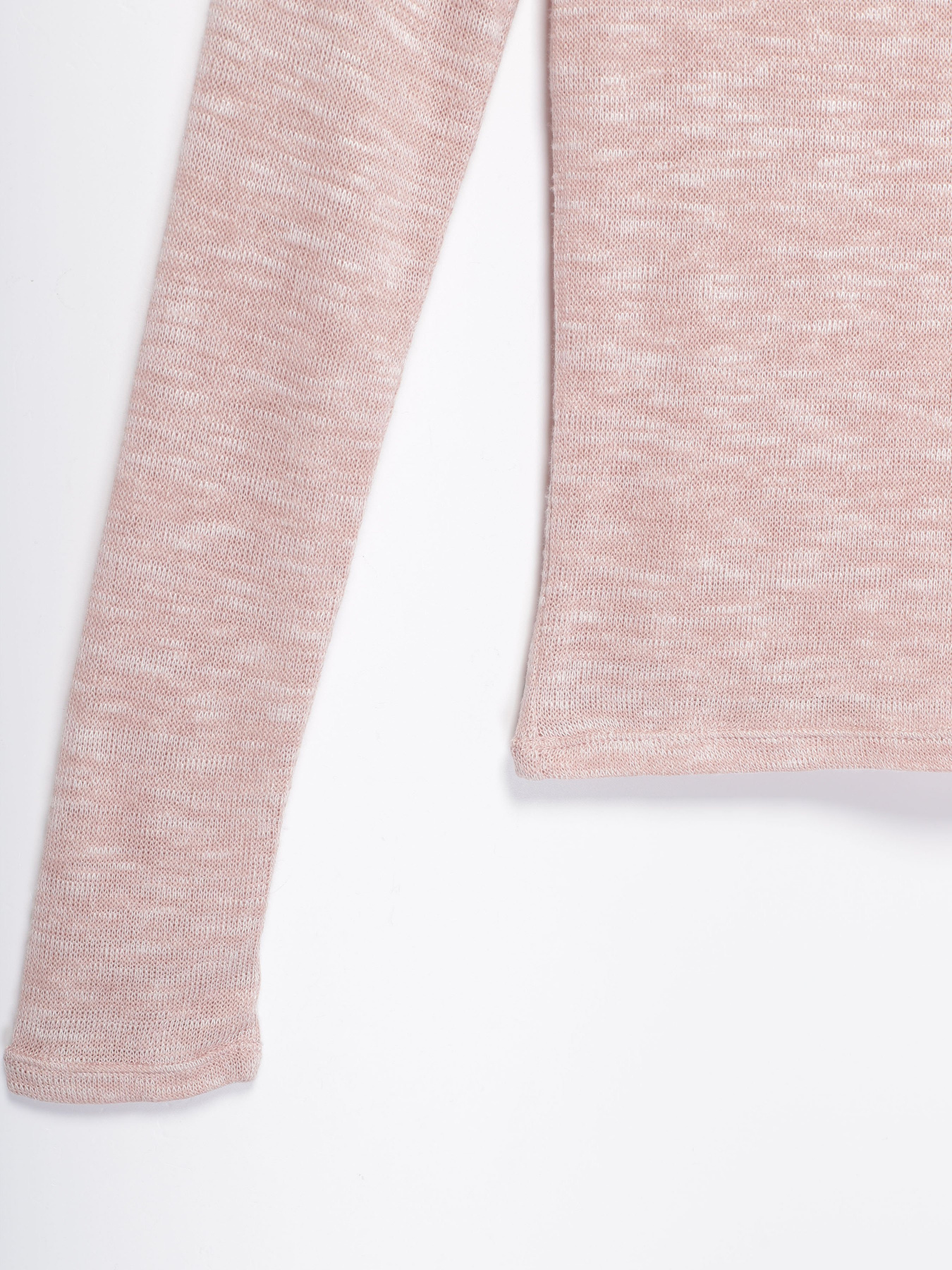 Лонгслив H&M модель 0379728_бежевий комб. Фото