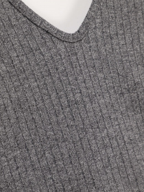 Лонгслив H&M модель 0381439_сірий Фото