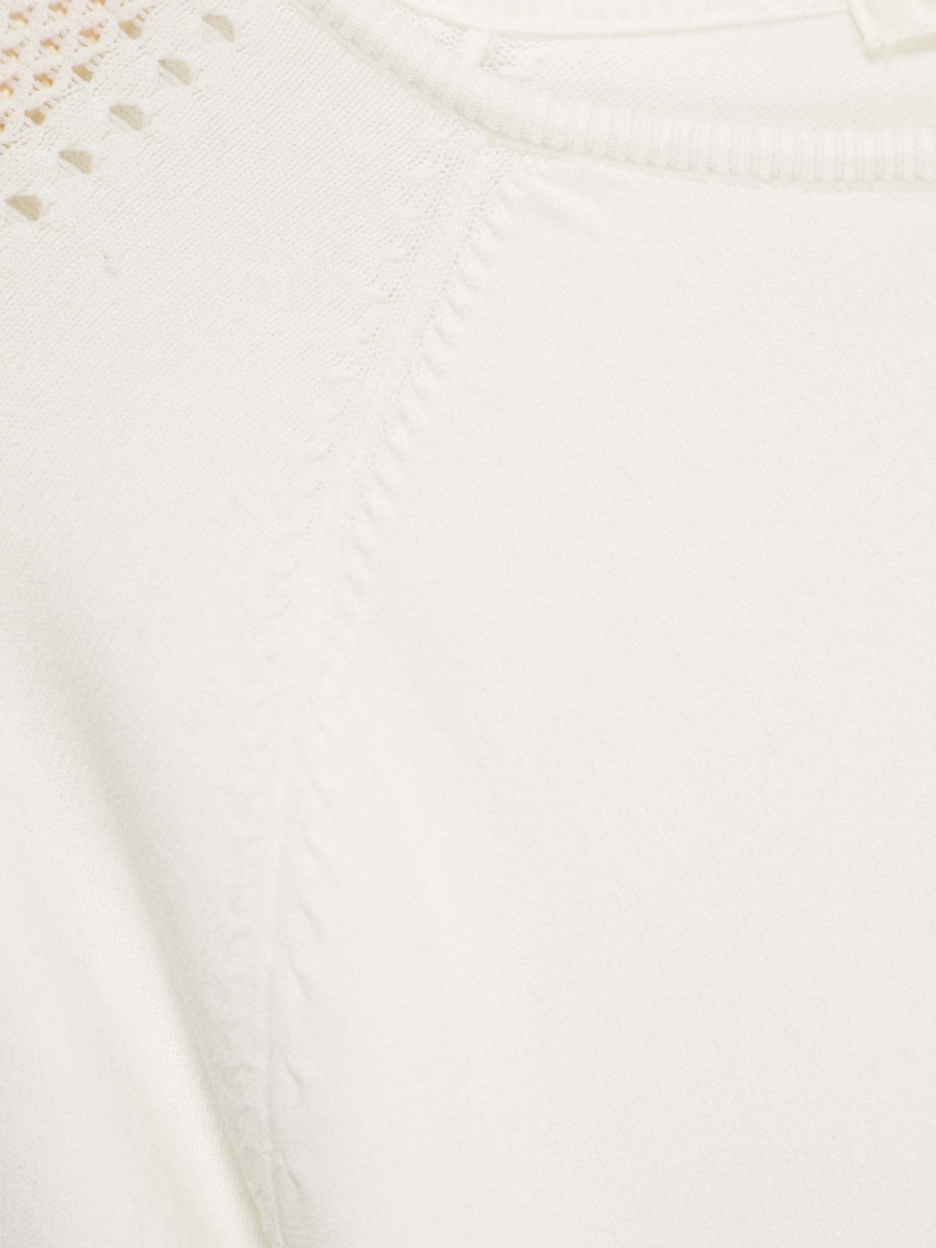 Лонгслив H&M модель 0390633_білий Фото