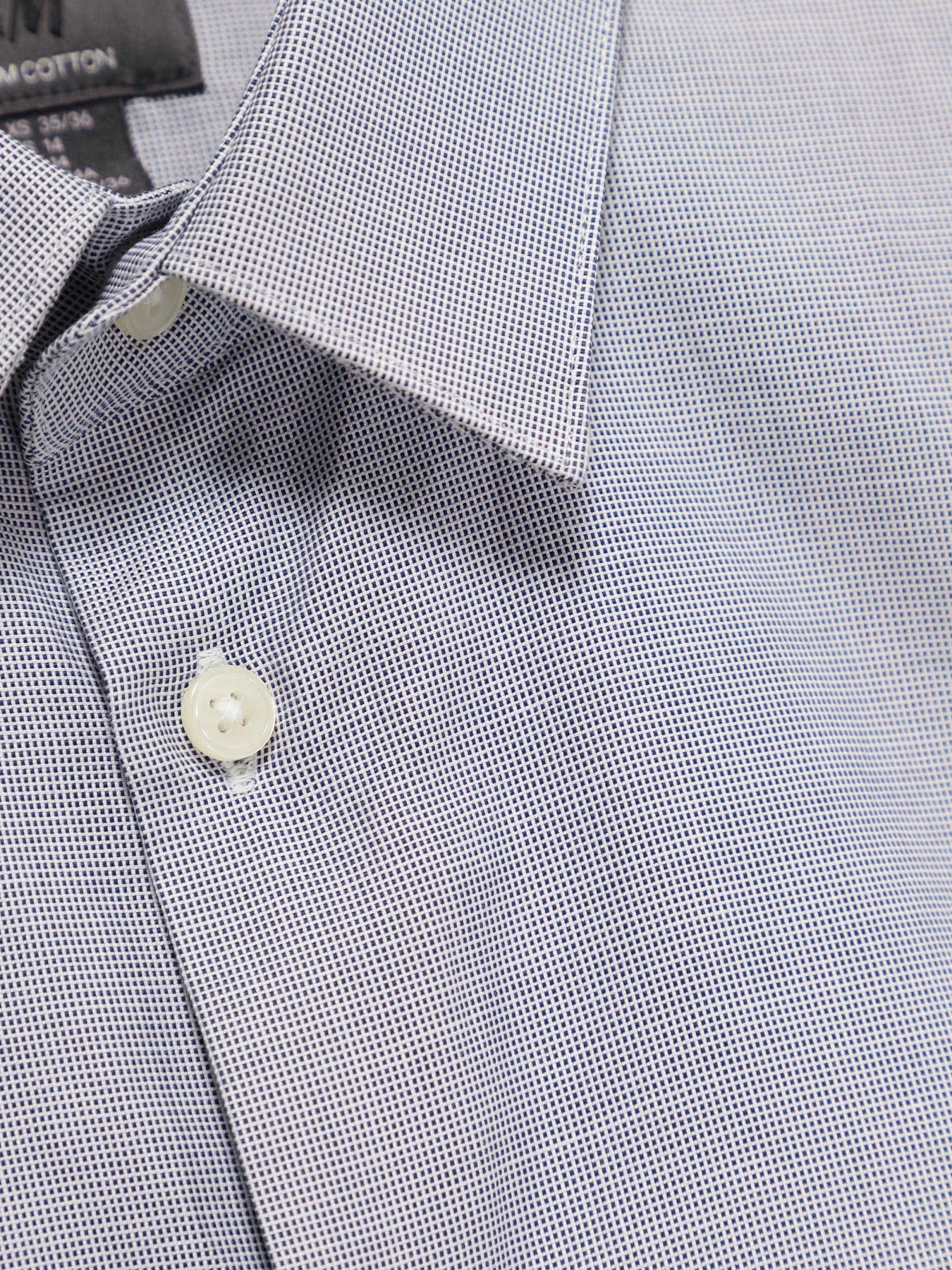 Рубашка H&M модель 0394938_синій комб. Фото