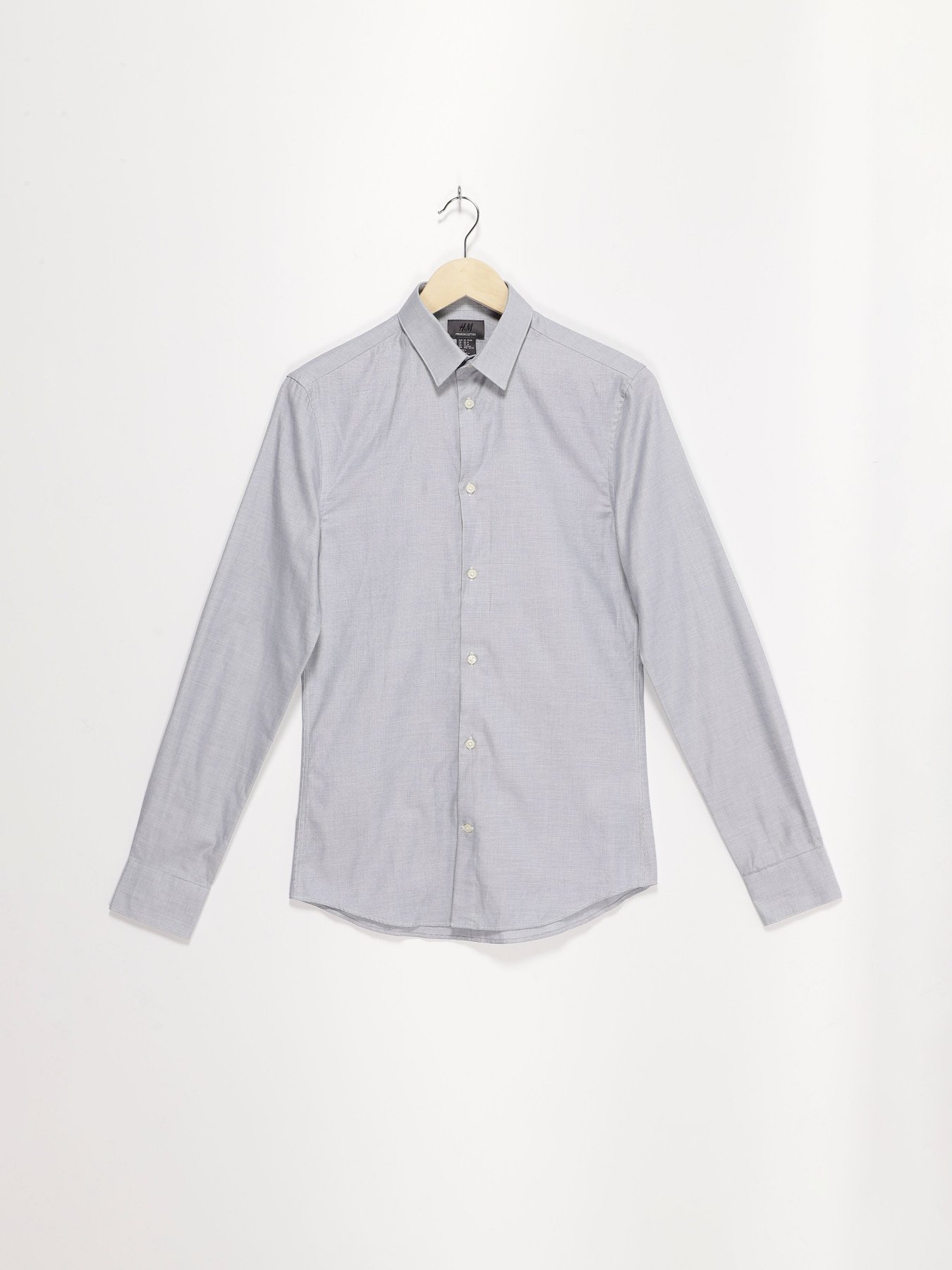 Сорочка повсякденна H&M модель 0394938_синій комб. Фото