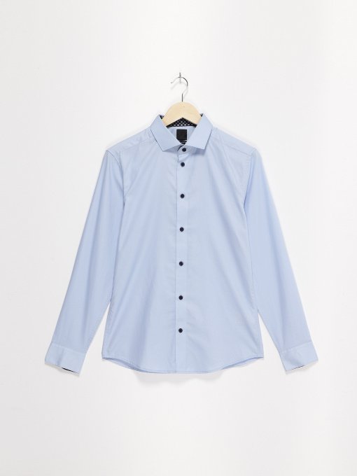 Сорочка повсякденна H&M модель 0395127_блакитний Фото