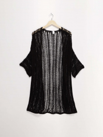 Кардиган H&M модель 0395223_чорний Фото