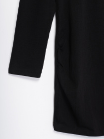 Лонгслив H&M модель 0398074_чорний Фото