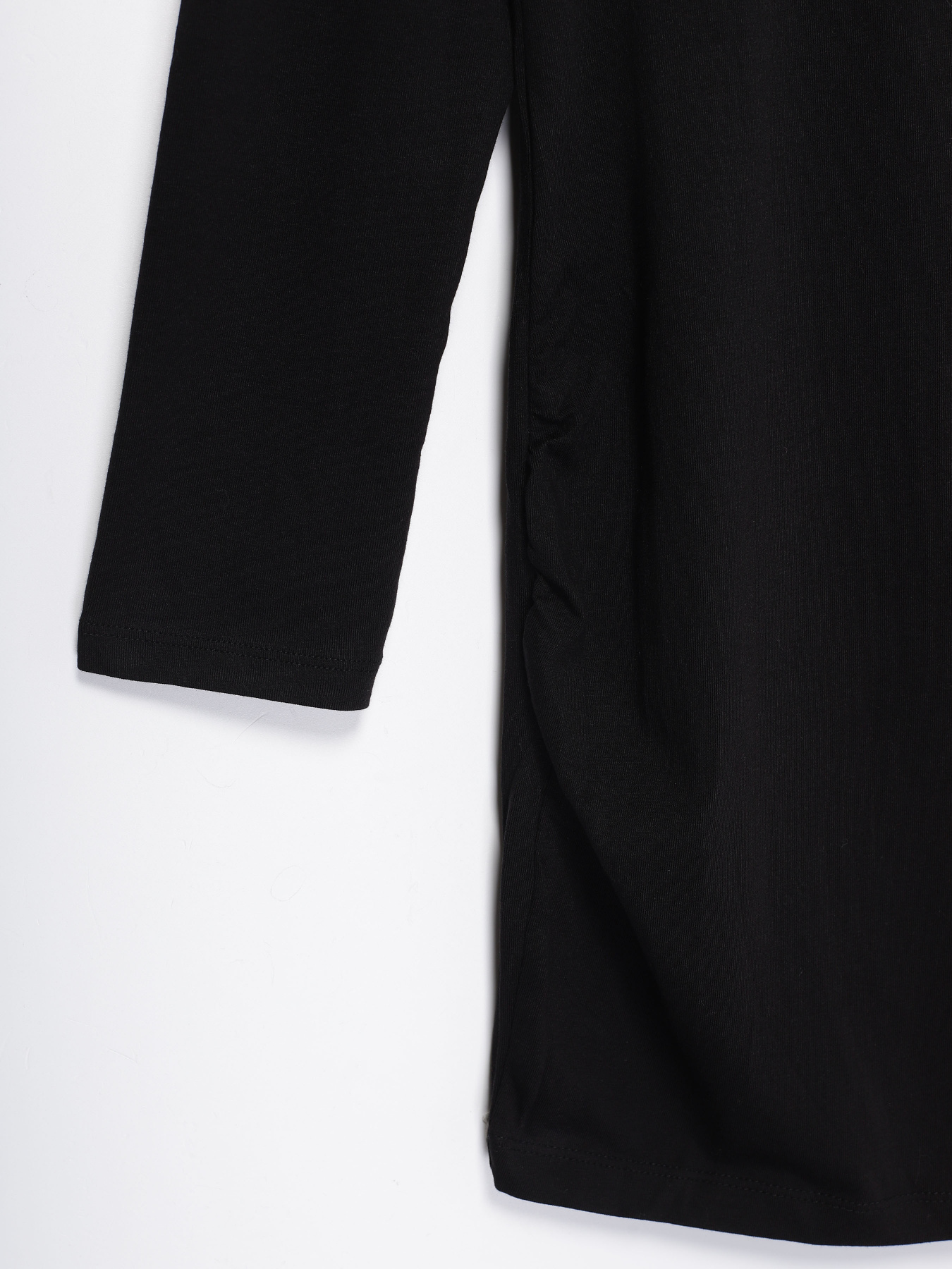 Лонгслив H&M модель 0398074_чорний Фото