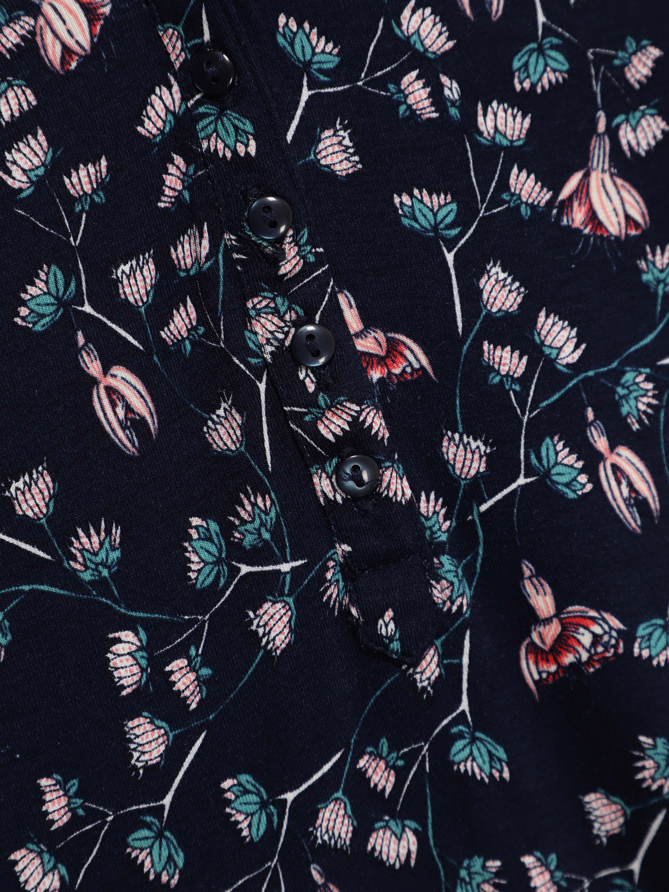 Лонгслів H&M модель 0398622_т.синій комб. Фото