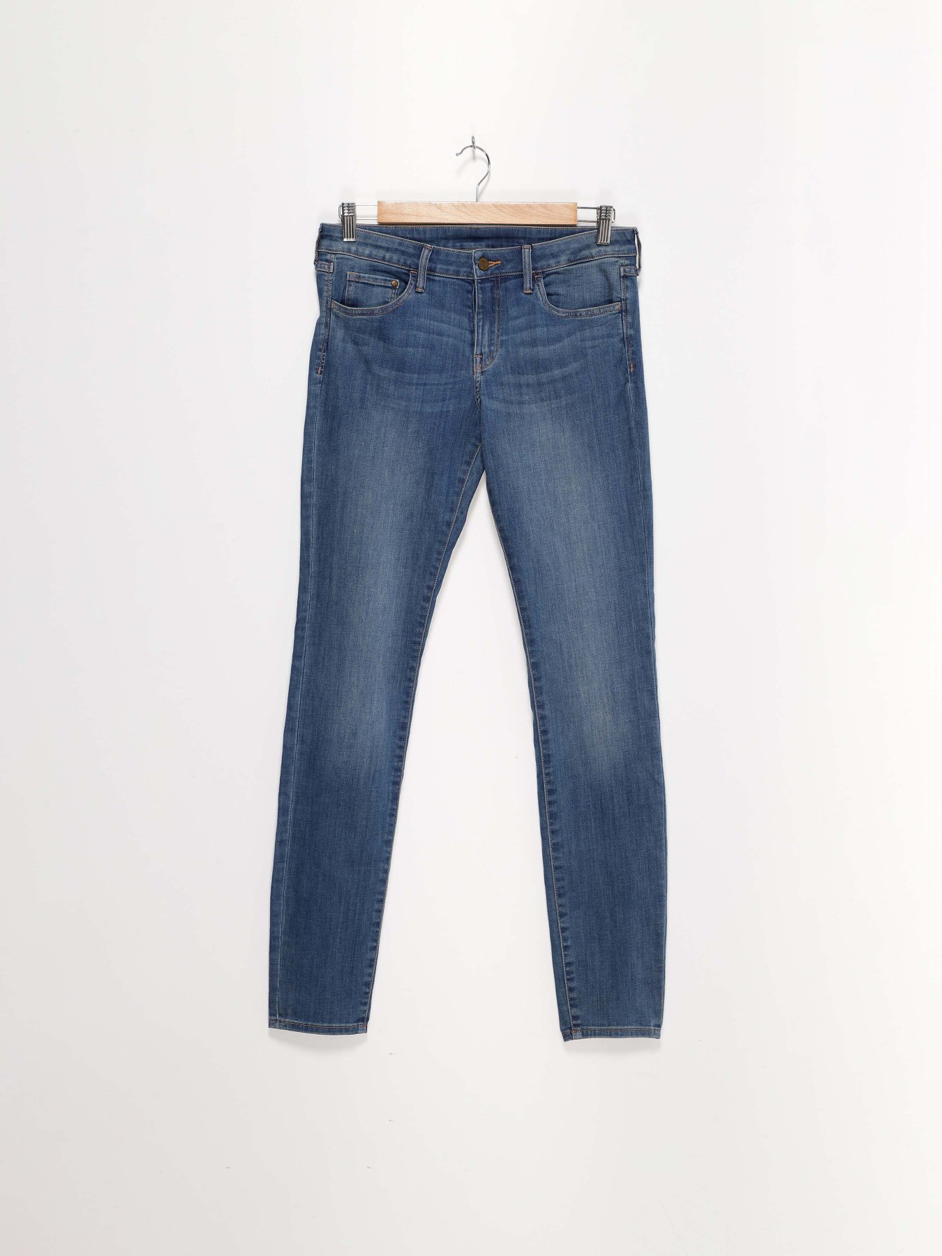 Прямые джинсы H&M модель 0399087_синій Фото