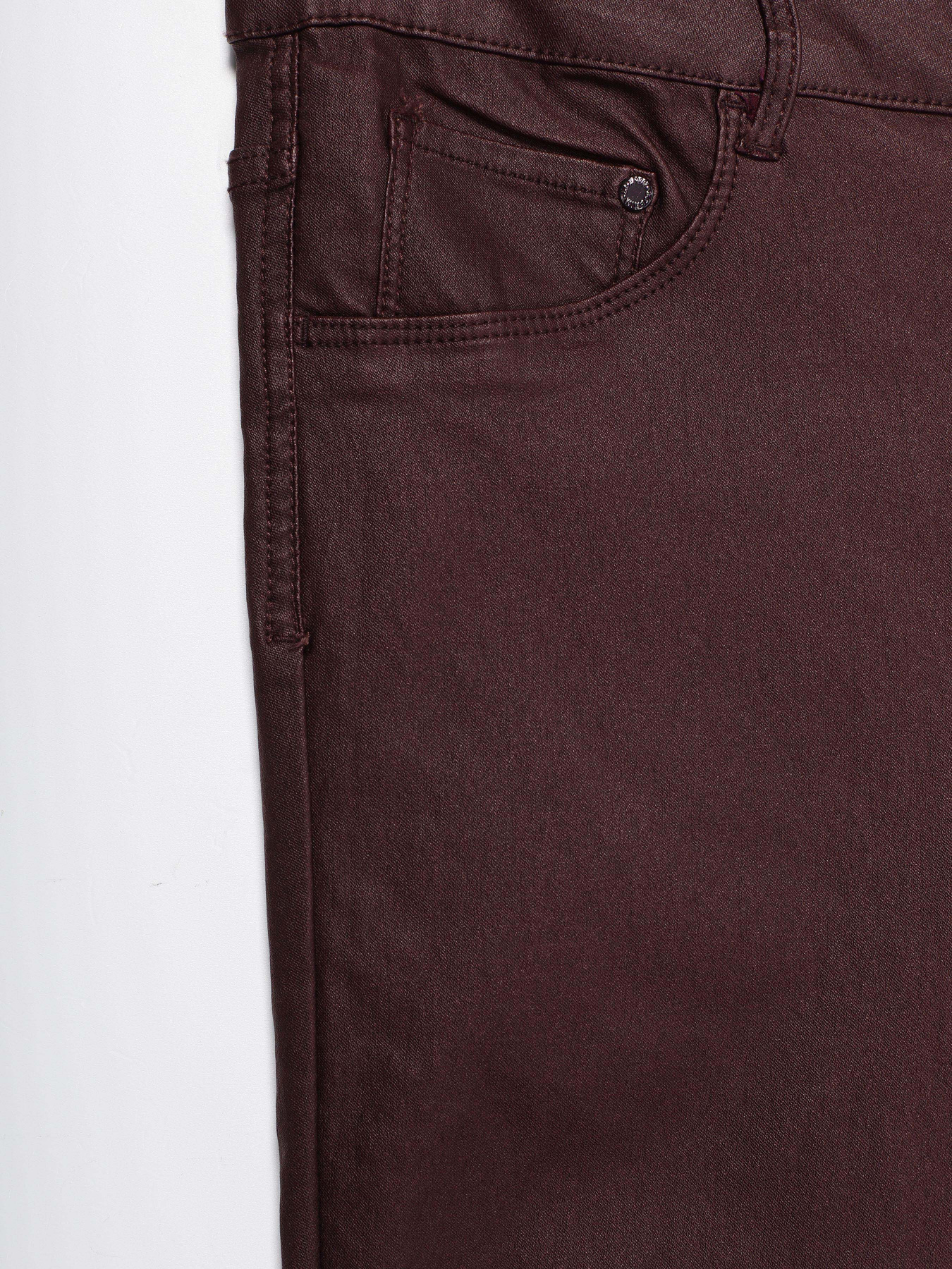 Брюки повседневные H&M модель 0399223_т.бордовий Фото