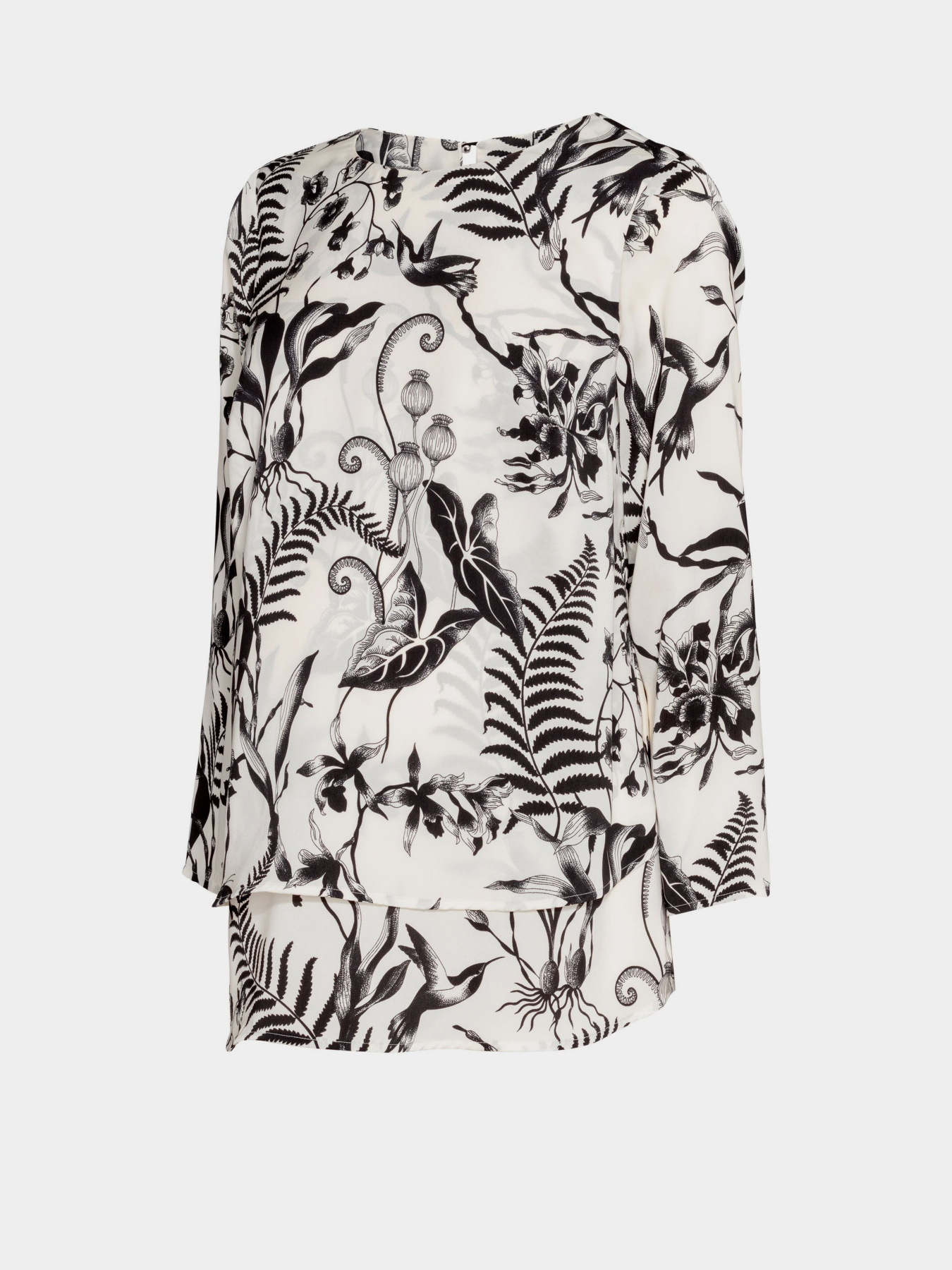 Блуза H&M модель 0586650_білий з чорним Фото